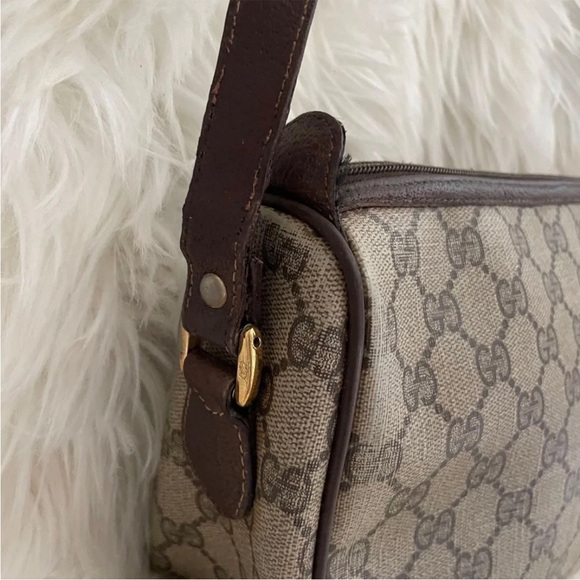 Gucci Beige and Dark Brown Shoulder Bag - Picture 7 of 16